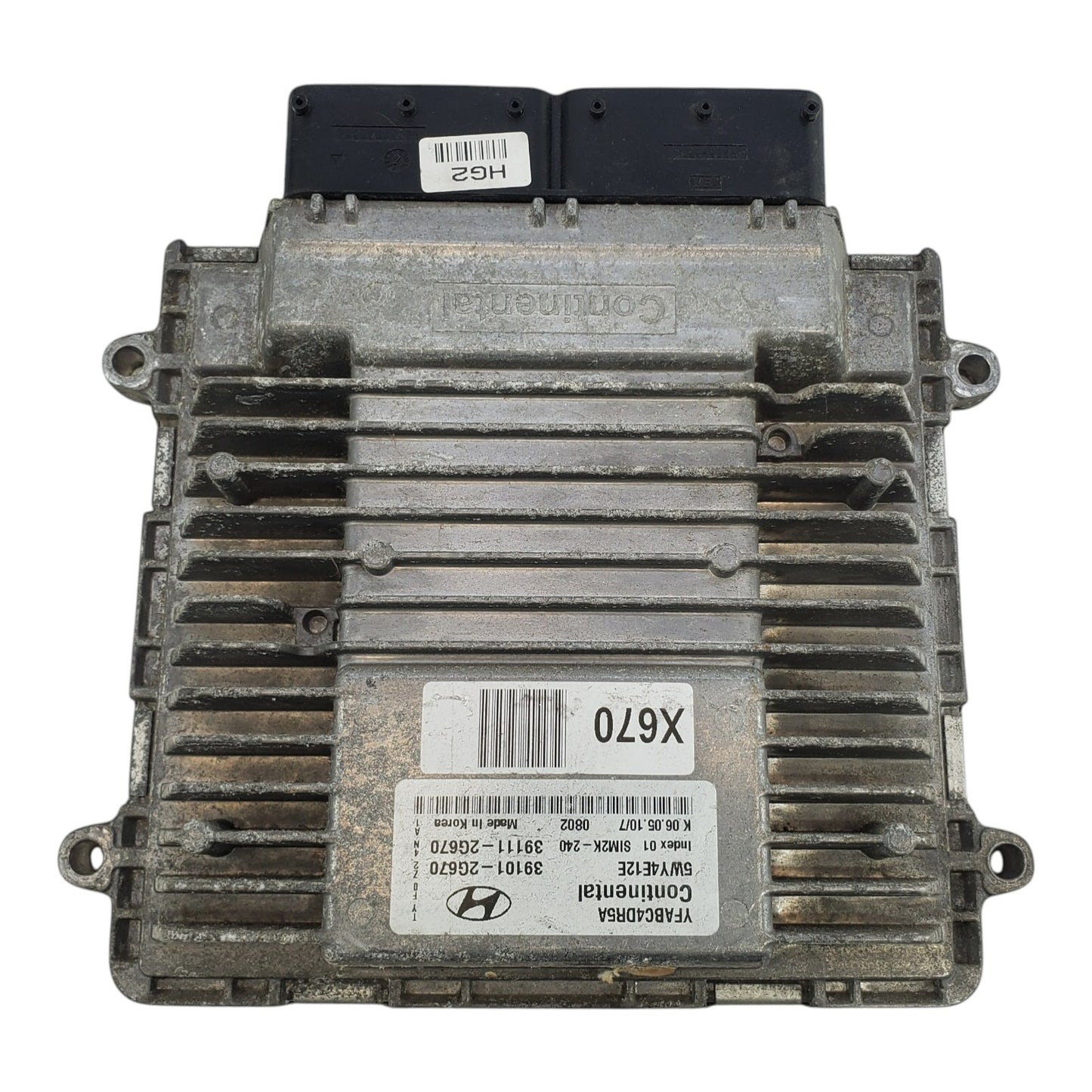 ENGINE COMPUTER HYUNDAI SONATA 2011 39101-2G670 39111-2G670 2.4L PCM ECM OEM