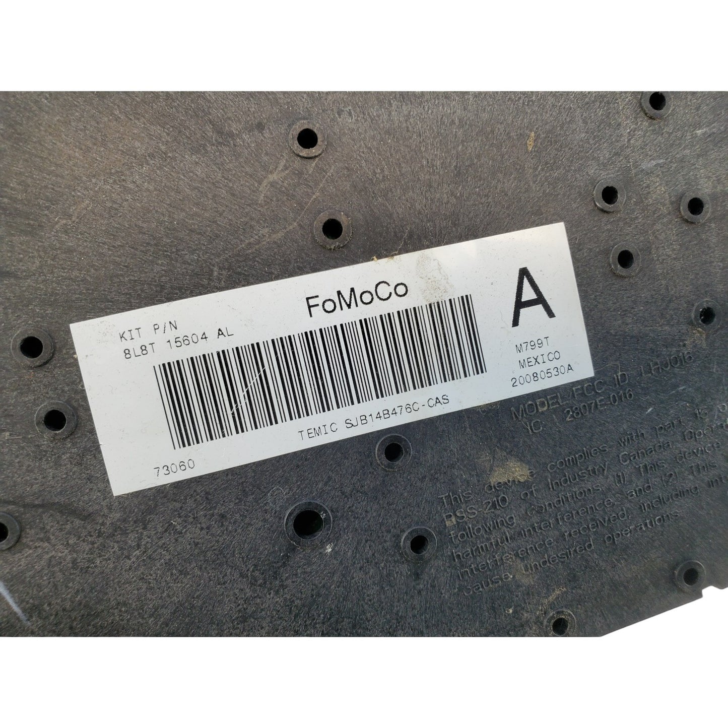 2009 - 2012 Ford Escape Fuse Box Relay Control Module Unit 8L8T-15604-AL OEM !