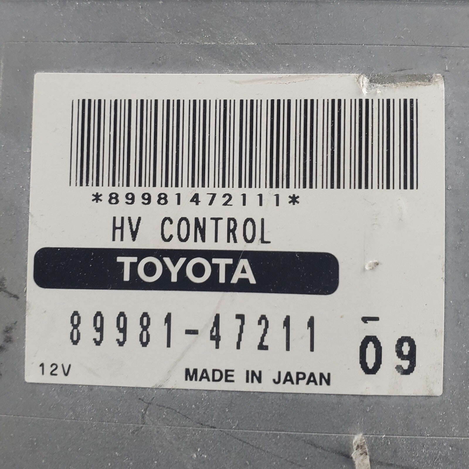 2004 - 2009 Toyota Prius Hybrid HV Control Module OEM 89981-47211