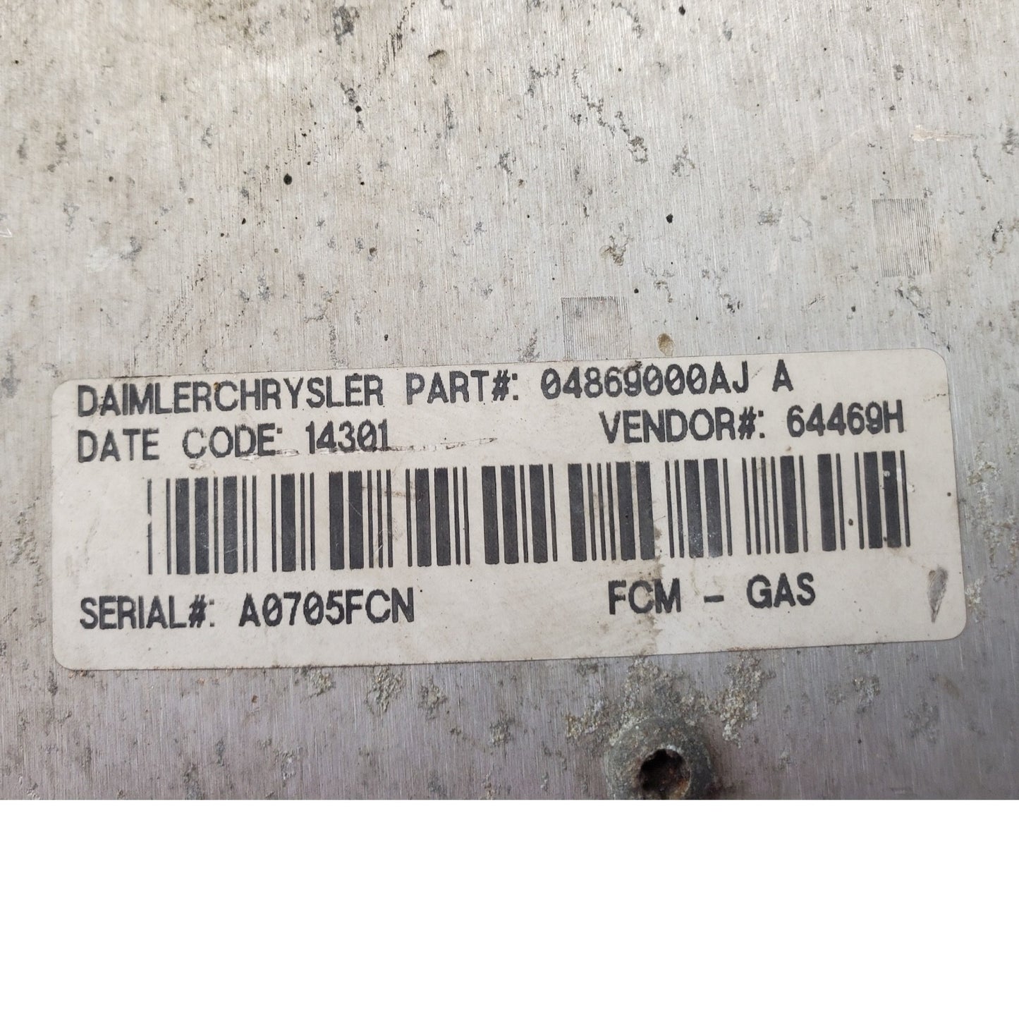 01-03 Town & Country Caravan Fuse Box Relay Body Control Module 04869200AL