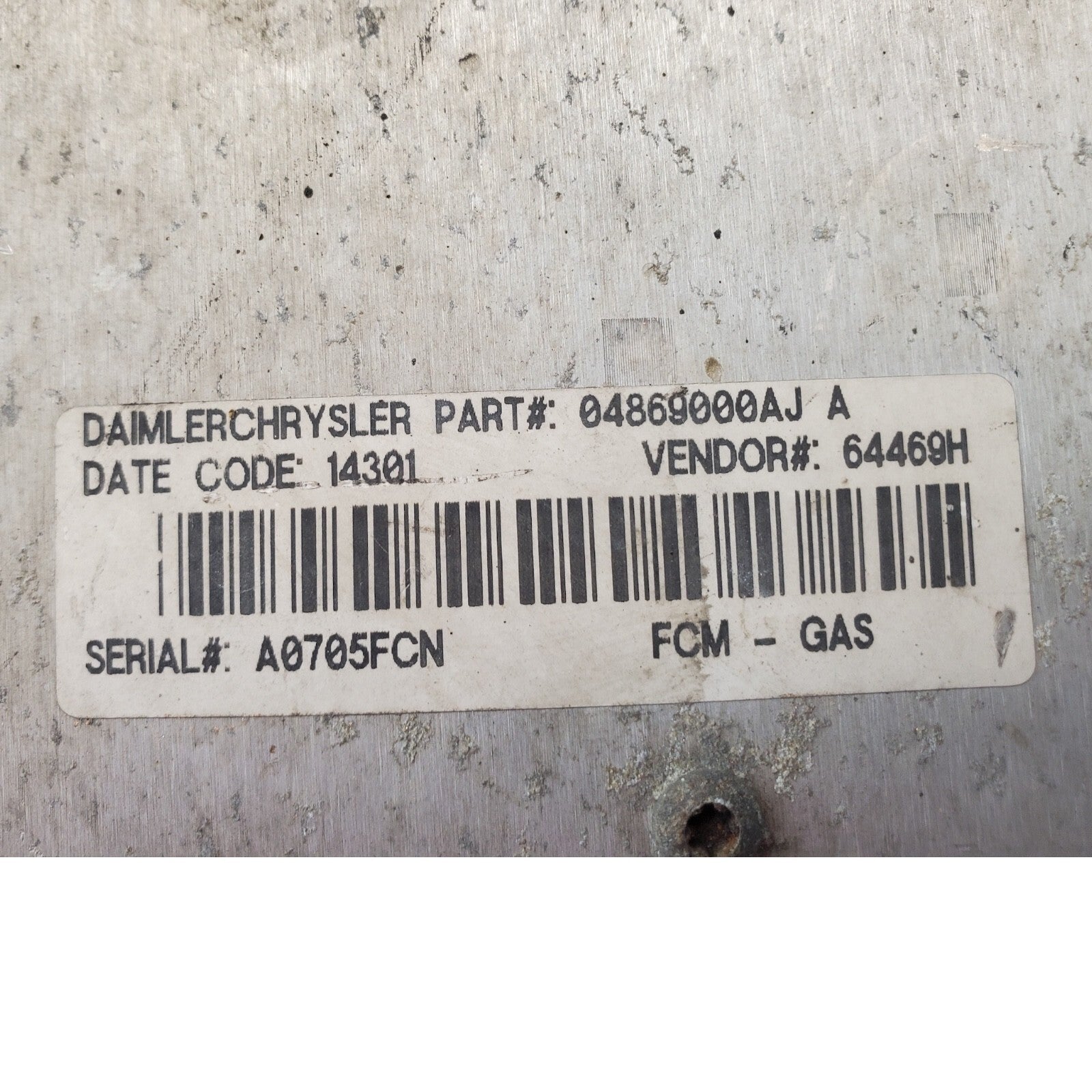 01-03 Town & Country Caravan Fuse Box Relay Body Control Module 04869200AL