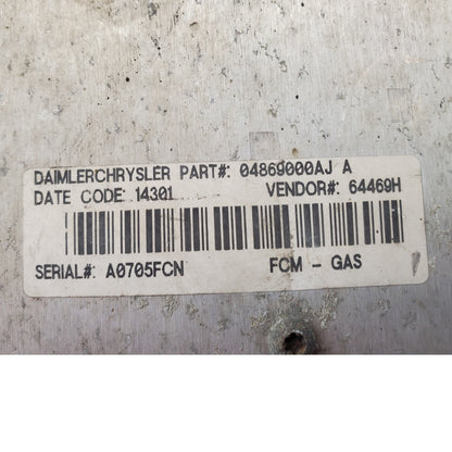 01-03 Town & Country Caravan Fuse Box Relay Body Control Module 04869200AL