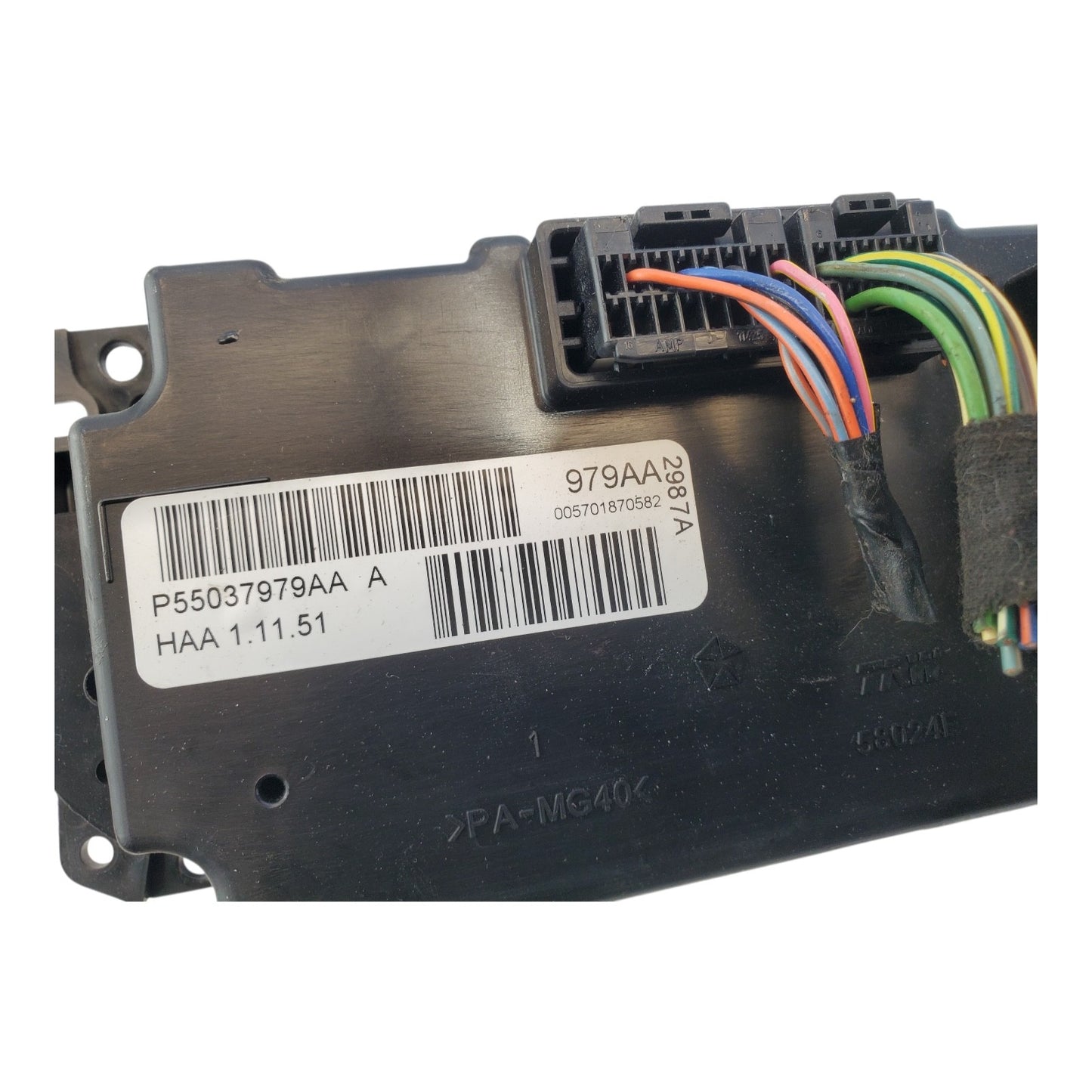 Temp Control With Bezel PN 55037979AA OEM 2005 2006 Jeep Grand Cherokee