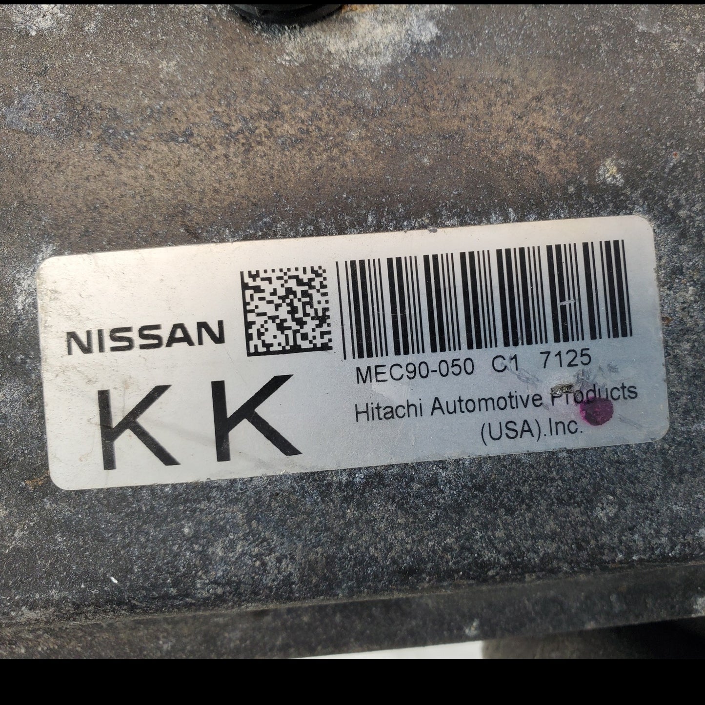 2007 NISSAN SENTRA ECU ECM  MEC 90-050 C1
