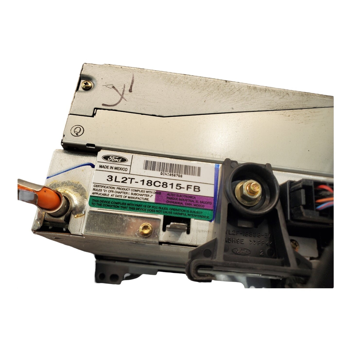 01-04 FORD EXPLORER Radio CD 6 Disc Changer 3L2T-18C815-FB 3L2T18C815F