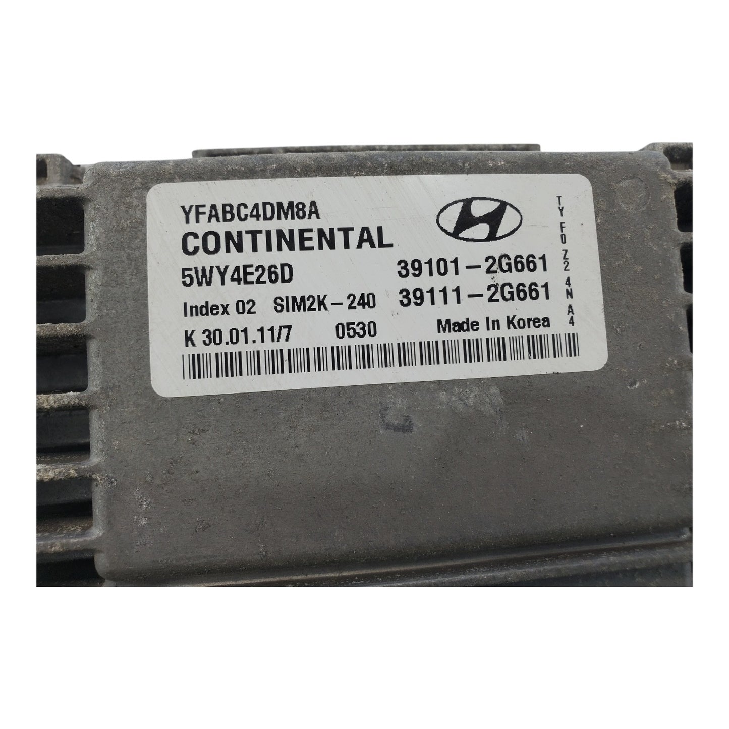 2011 2012 13 14 Hyundai Sonata 2.4 Engine Control Module ECU ECM OEM 39101-2G661