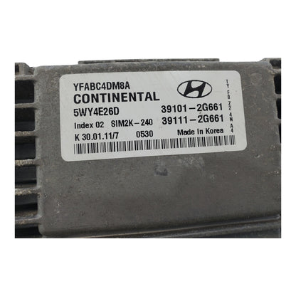 2011 2012 13 14 Hyundai Sonata 2.4 Engine Control Module ECU ECM OEM 39101-2G661