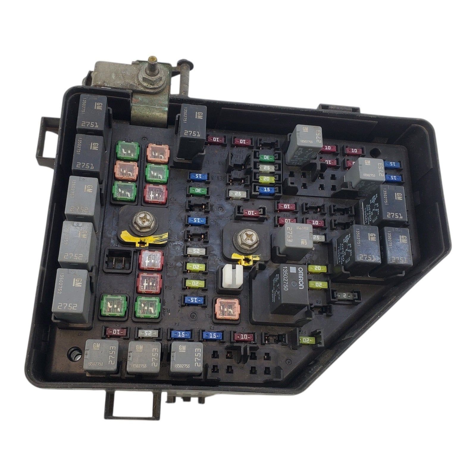 2009 Buick Enclave Used Fuse Box OEM 20757040 25909569 Gold 146K Miles