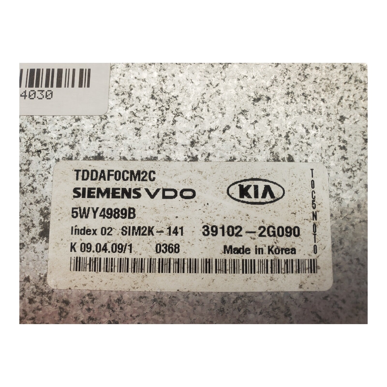 10 KIA FORTE Engine ECM Control Module 2.0L AT 39102-2G090 OEM