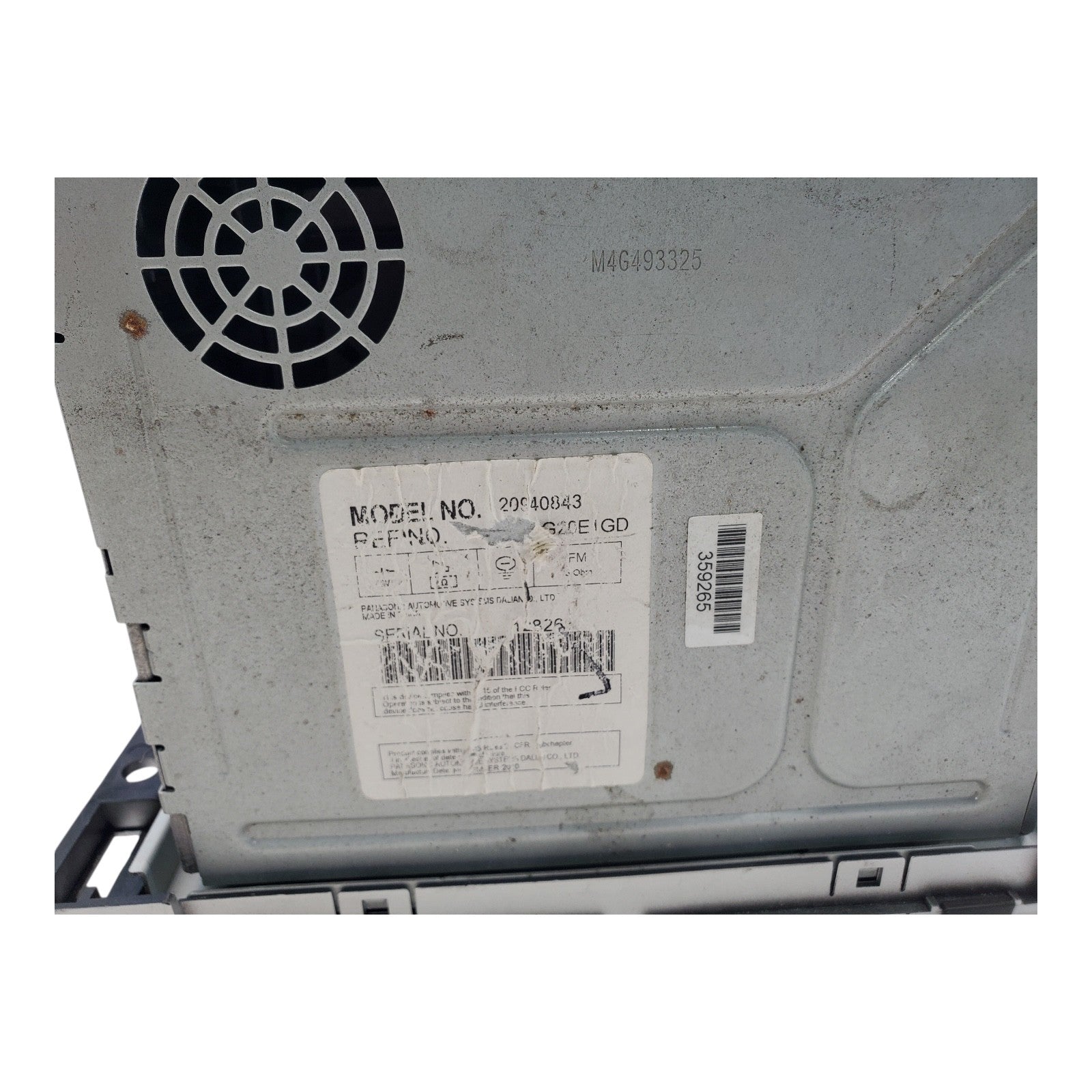 09-12 GM Chevrolet Malibu CD Radio  OEM * 20940843 * “GM775C”