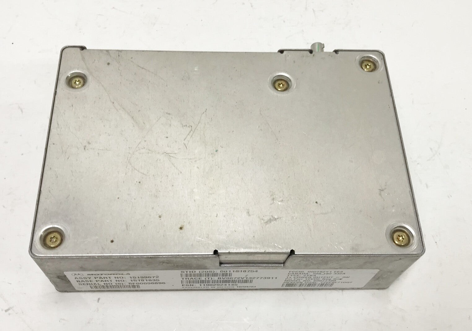 ✅ 03-04 Buick Rainier OnStar Control Module Computer Motorola 15199672 GM