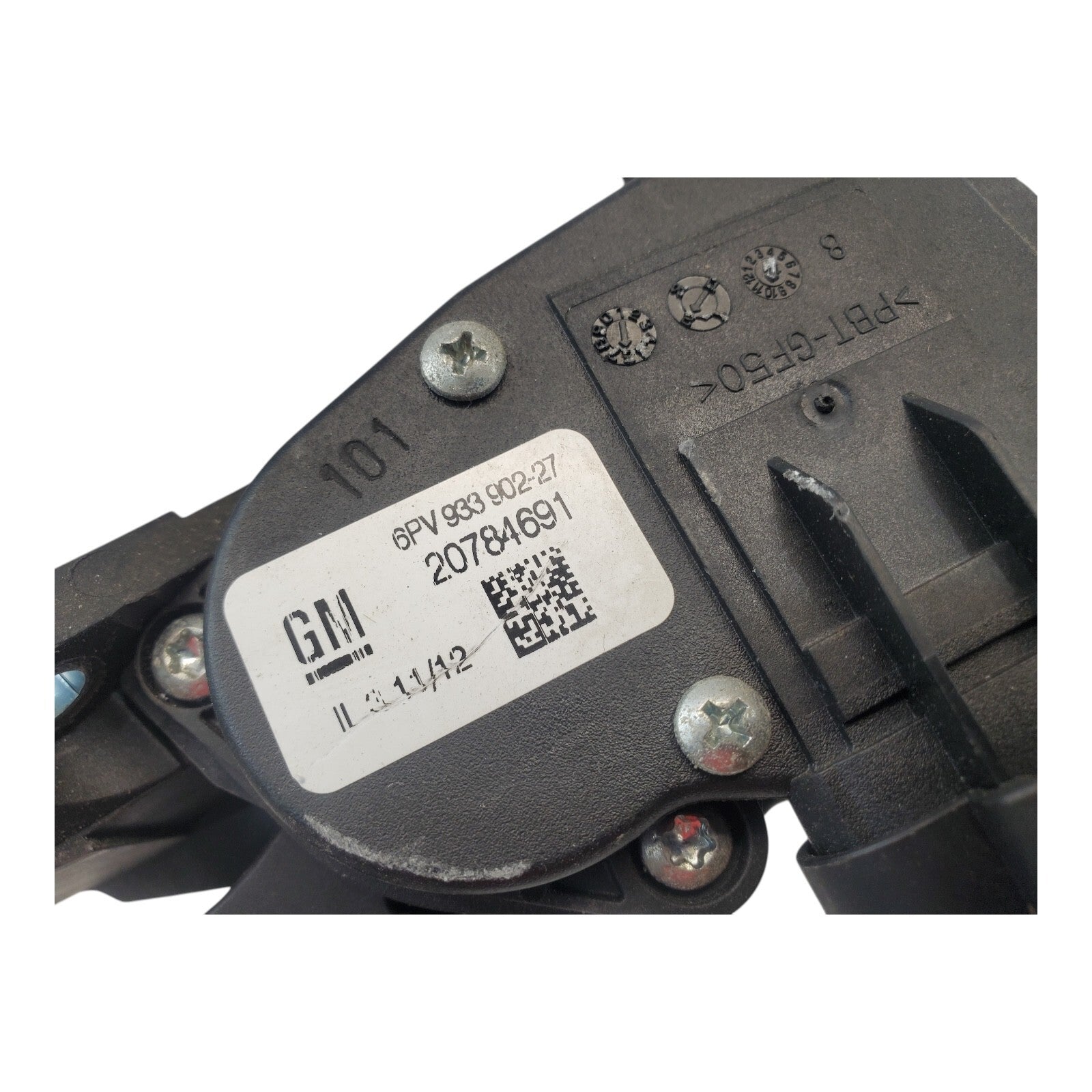 08-10 SATURN VUE ACCELERATOR GAS PEDAL POSITION SENSOR PLUG 20784691