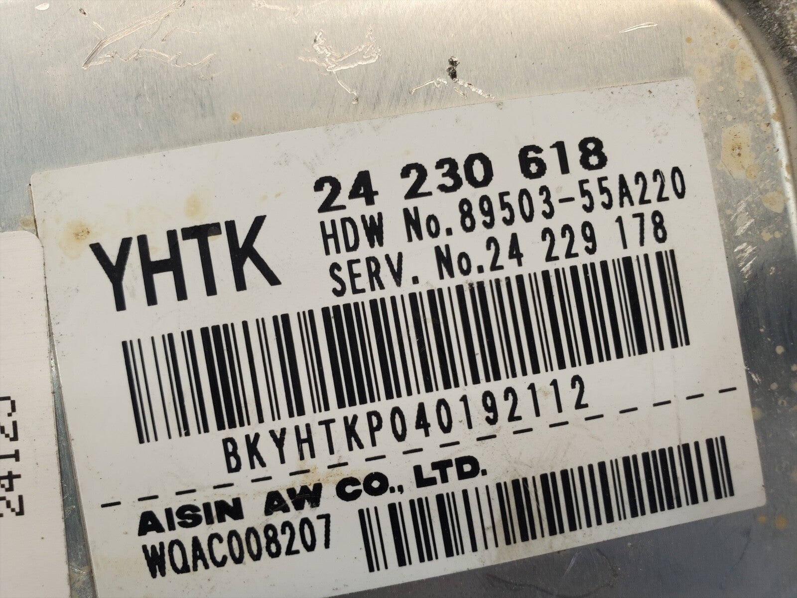 05 06 CHEVY EQUINOX TCM TRANSMISSION CONTROL MODULE 89503-55A220