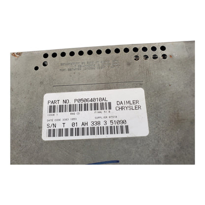 04-06 DODGE DURANGO A/V Stereo Radio Unit P05064010AL OEM