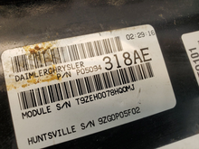 P05094318AE Dodge Charger 2006 2.7L Engine Control Unit ECU Module 209 9K2 B5