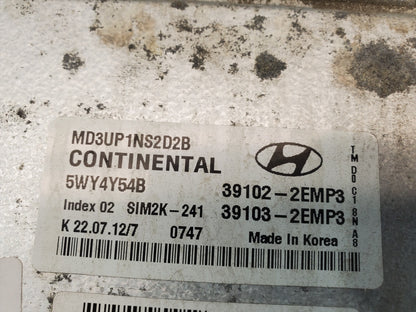13 Hyundai Elantra 1.8L Engine Computer Control Module ECM ECU 39102 2EMP3 OEM