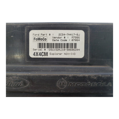 02-03 Ford Explorer 4DR 4WD TCCM Transfer Case Control Module 2C54-7H417-BJ