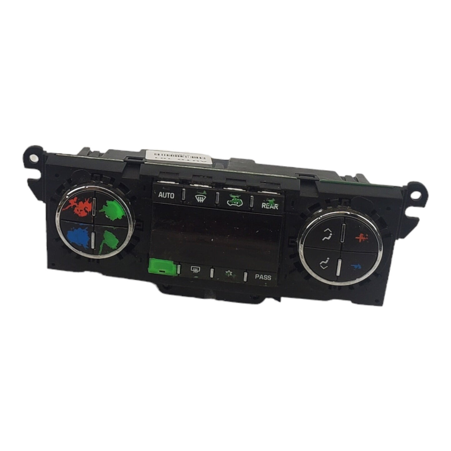 08-12 GMC Acadia AC Heater Temperature Climate Control Faceplate 25932036 OEM