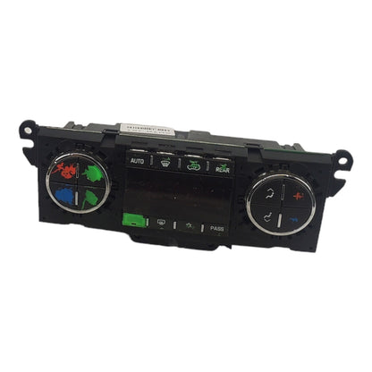 08-12 GMC Acadia AC Heater Temperature Climate Control Faceplate 25932036 OEM