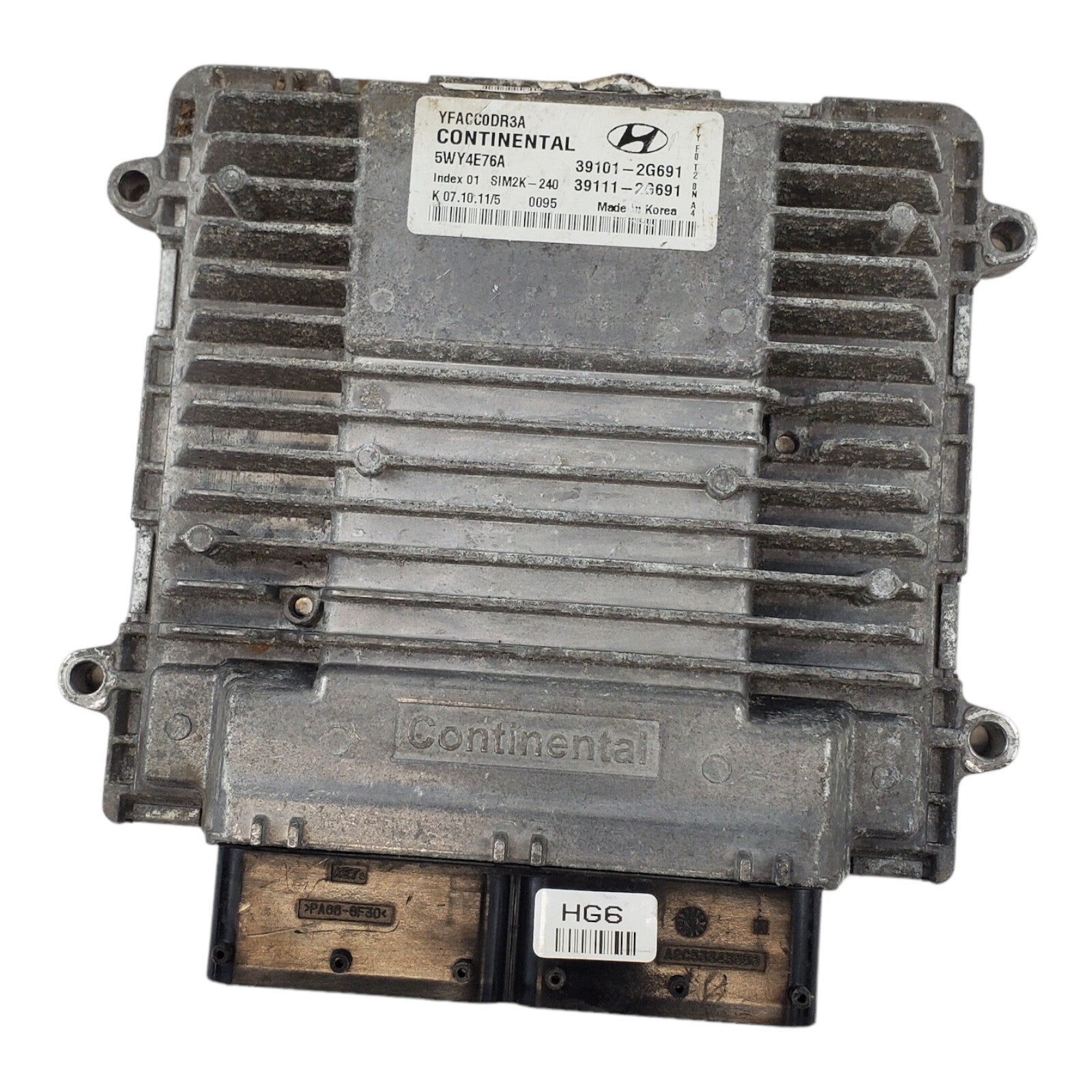 2009 - 2014 Hyundai Sonata ECM ECU Engine Control Module | 39101-2G691