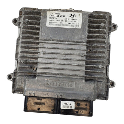 2009 - 2014 Hyundai Sonata ECM ECU Engine Control Module | 39101-2G691
