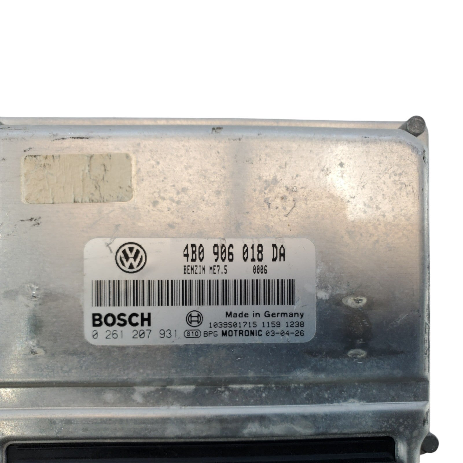 Engine ECM Control Module 4 Cylinder Fits 03 PASSAT 4B0 906 018 DA 4B0906018DA