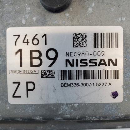 ECU ECM Engine Control Computer Fit 15 NISSAN Versa 1.6L  NEC980-009