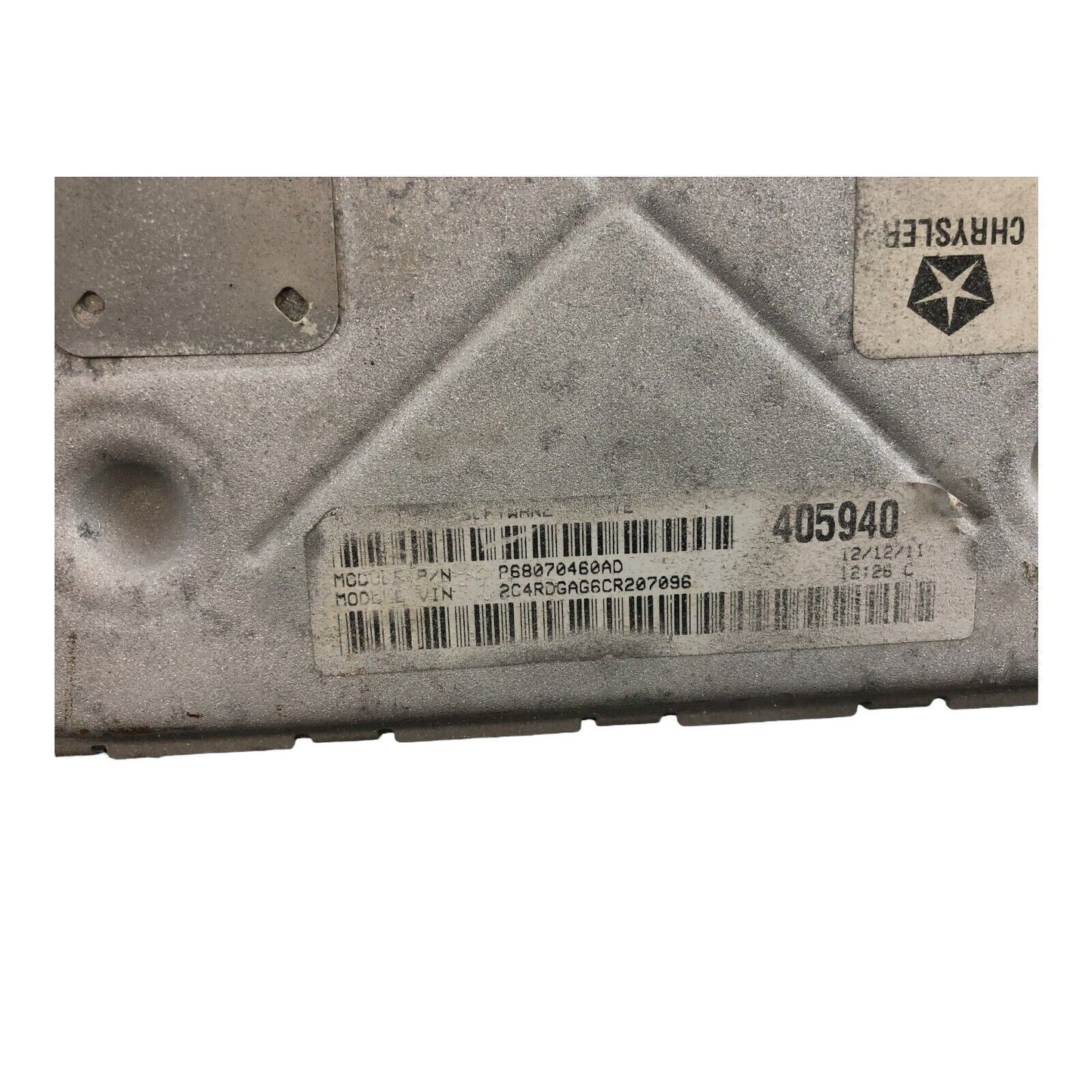 2012 CARAVAN/TOWN&COUNTRY Engine Control Module ECM Computer 68070460AD