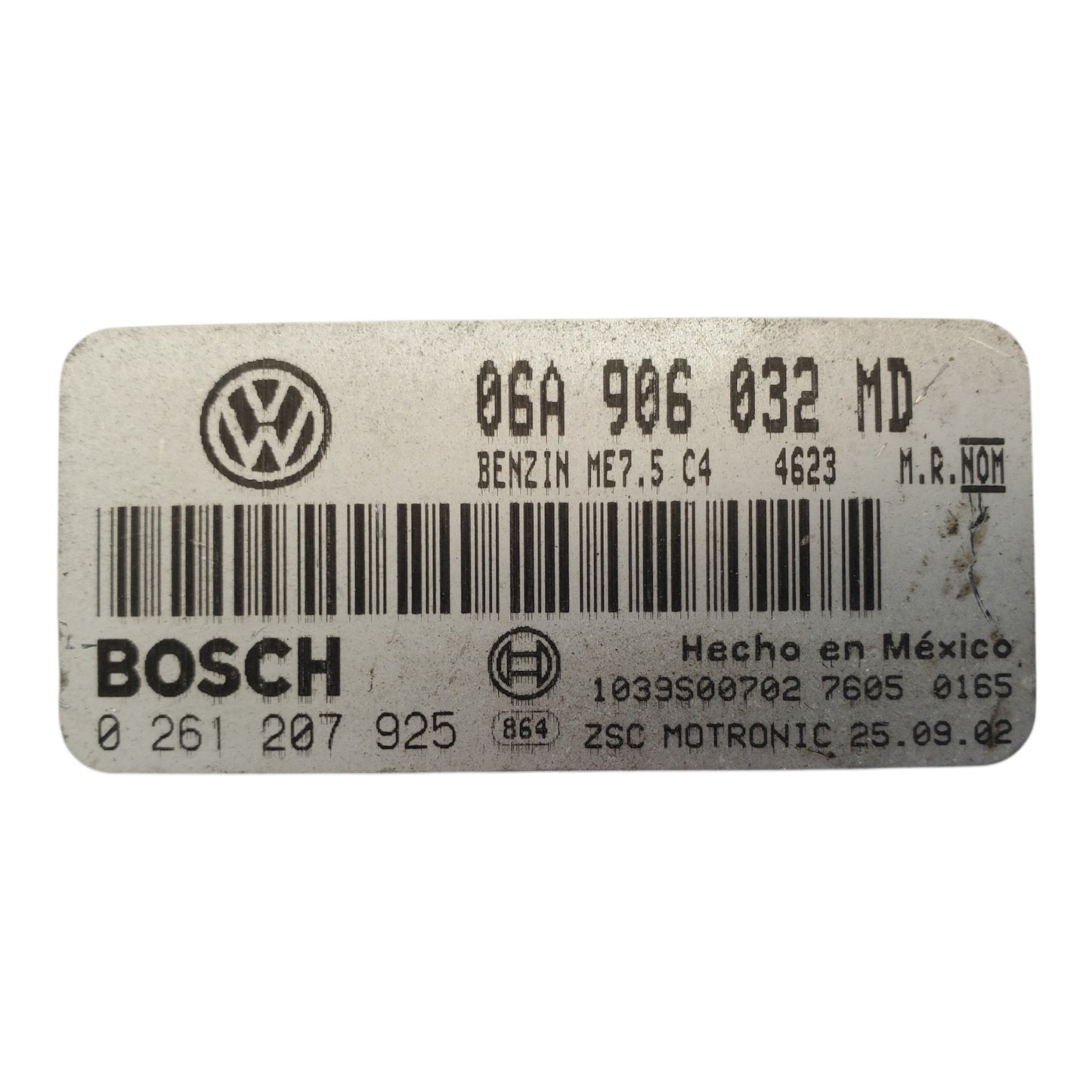 2003-2004 VOLKSWAGEN GOLF RABBIT ECU ECM ENGINE CONTROL MODULE OEM 06A906032MD