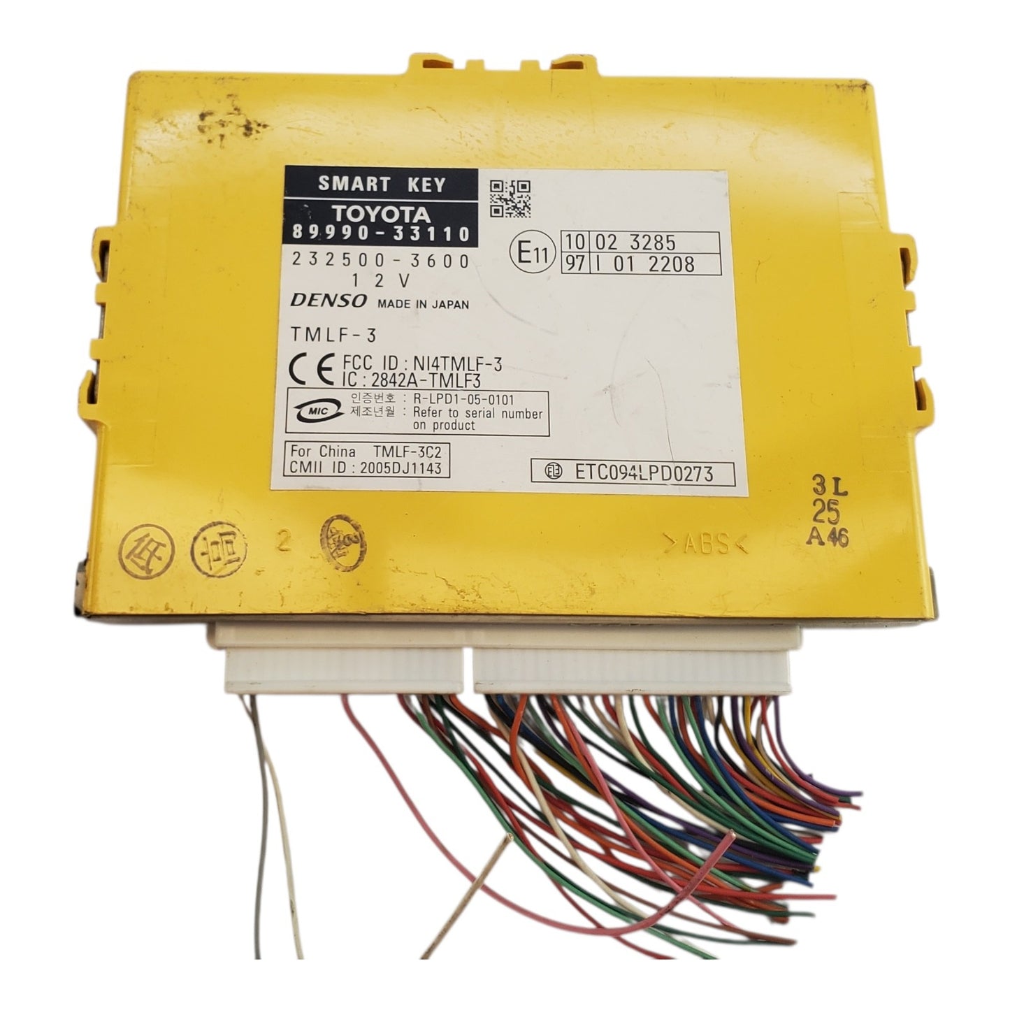 Lexus Toyota Smart Key Control Module Computer Unit 89990-33110, OEM