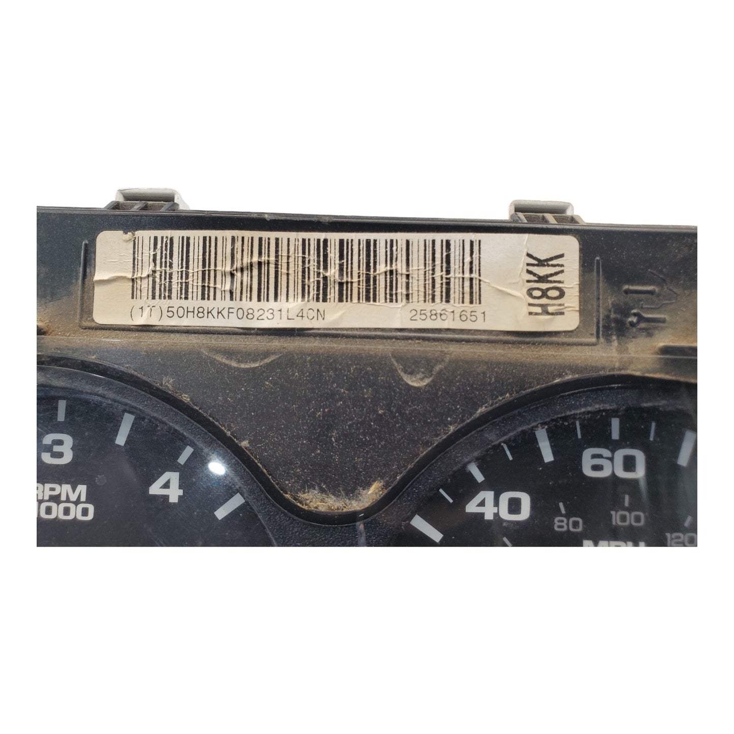 07-10 Chevy Silverado Instrument Cluster Speedometer 28103104