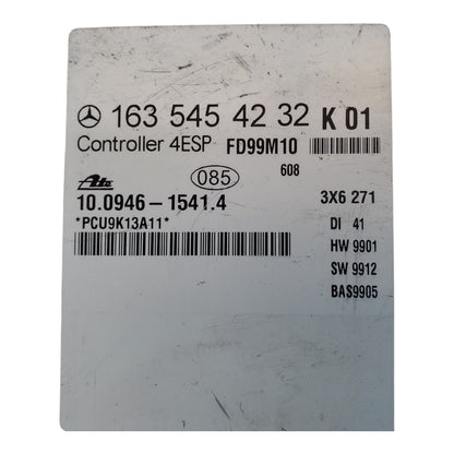 ABS CONTROL MODULE MERCEDES BENZ ML-CLASS 2000 1635454232 OEM