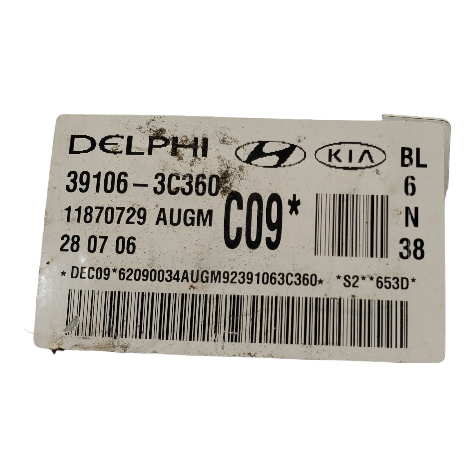 07 Kia Sorento Engine Control Unit ECU ECM 39106-3C360