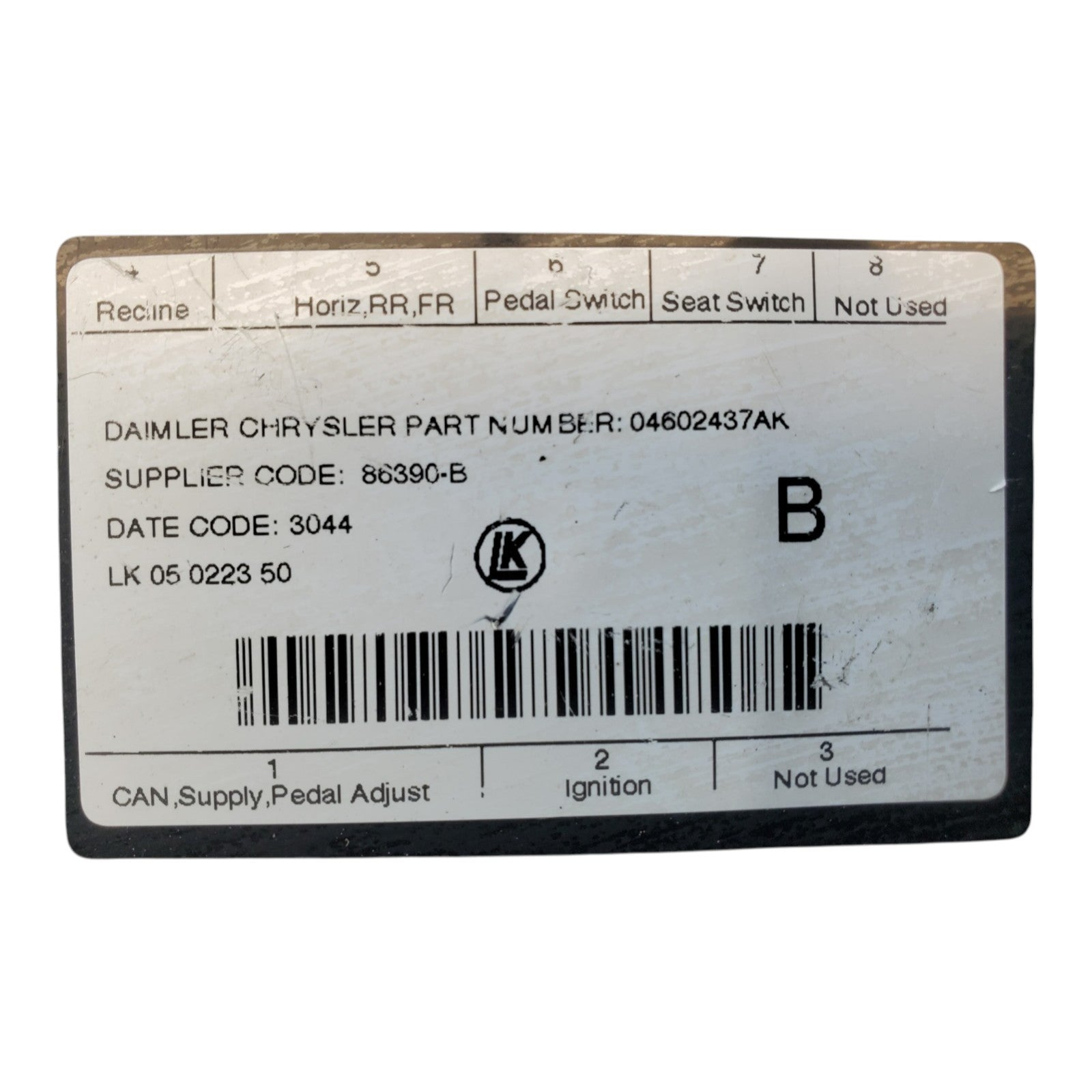 05 JEEP GRAND CHEROKEE Memory MODULE 04602437AK