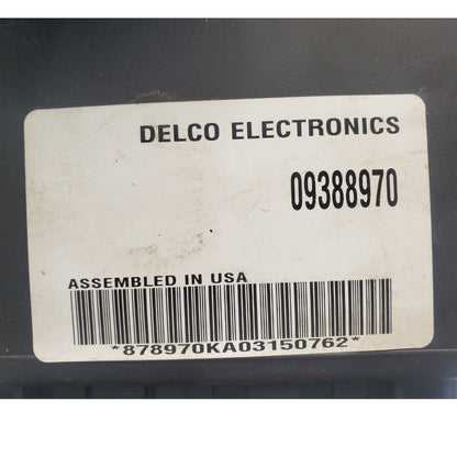 00-01 BUICK CENTURY REGAL BCM BODY CONTROL MODULE 09388970