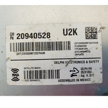 2006-2016 CHEVROLET IMPALA RADIO SATELLITE RECEIVER CONTROL MODULE 20940528 OEM