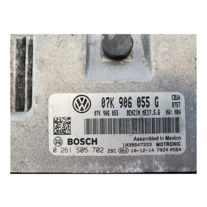 2011-2014 VOLKSWAGEN JETTA 2.5L Ecm  Engine Control Module 07K906055G ME17.5.6