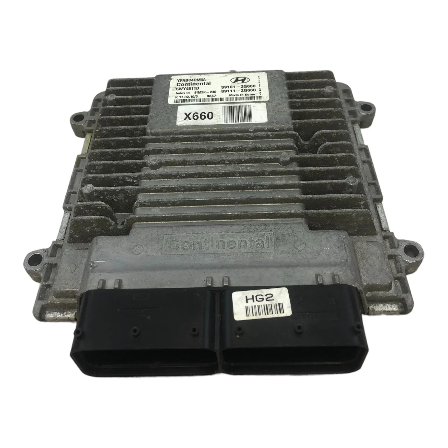 11-14 HYUNDAI SONATA 2.4L AUTO ELECTRONIC CONTROL MODULE ECM 39111-2G660