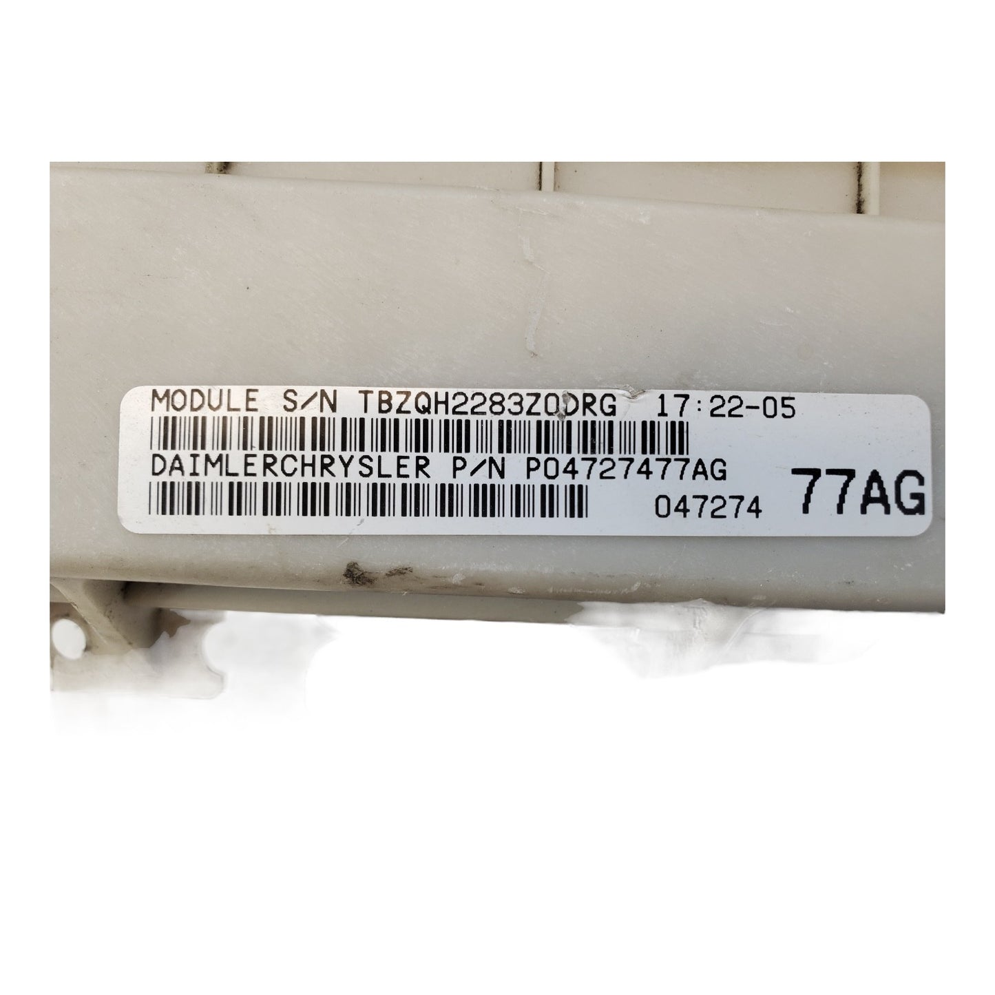 Body Control BCM On Fuse Junction Block Fits 04 CARAVAN P04727477AG 04727477AG