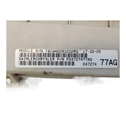 Body Control BCM On Fuse Junction Block Fits 04 CARAVAN P04727477AG 04727477AG