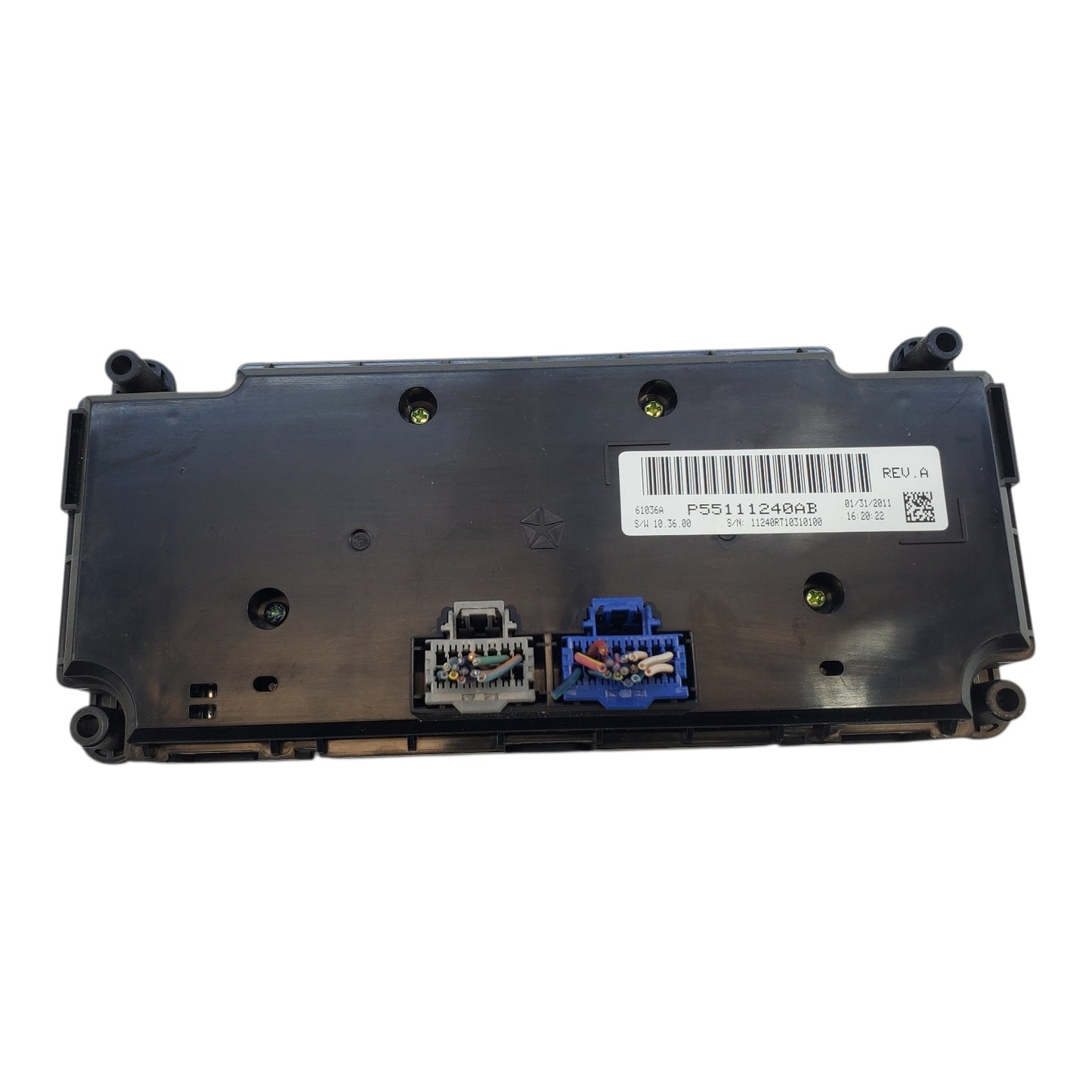 11-20 DODGE CARAVAN Heater A/c Control FRONT MANUAL 3 ZONE CONTROL 55111240AB
