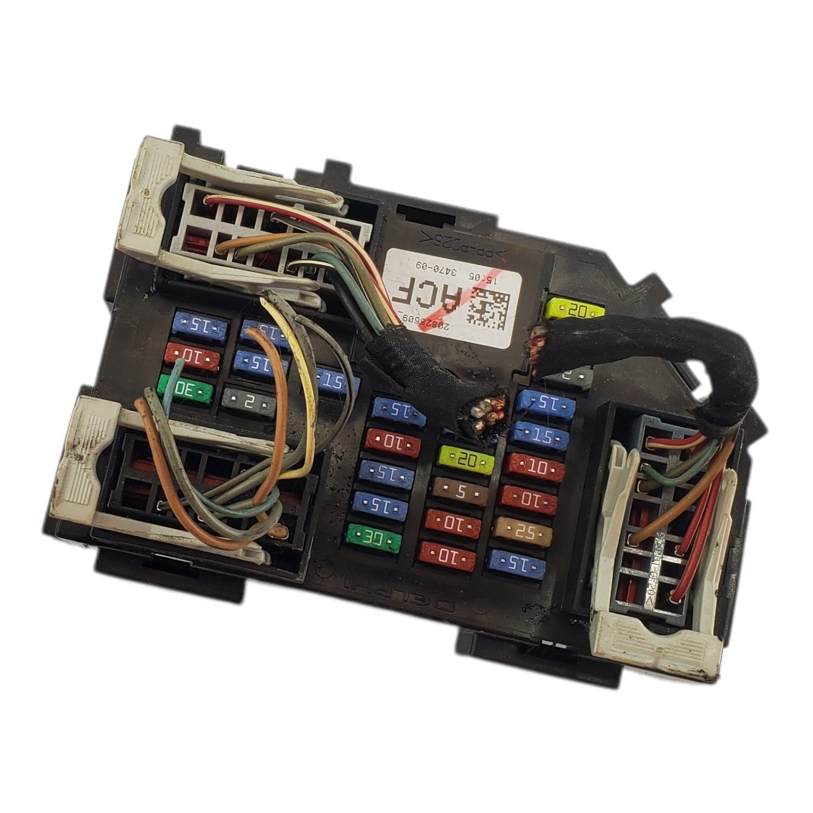 10-11 GMC Sierra 2500HD Cabin Fuse Box 20828609-01 OEM