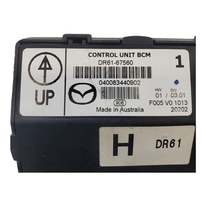 Body Control Module BCM DR61-67560 Fits 11-14 MAZDA 2 183231
