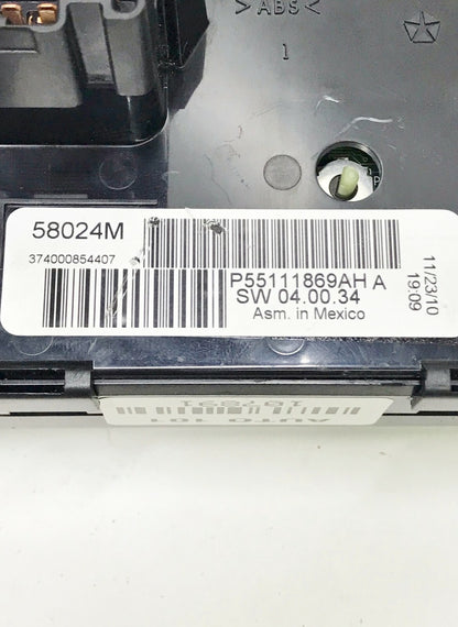 ✅09-11 Volkswagen Routan A/C Heater Climate Temperature Control OEM P55111869AH