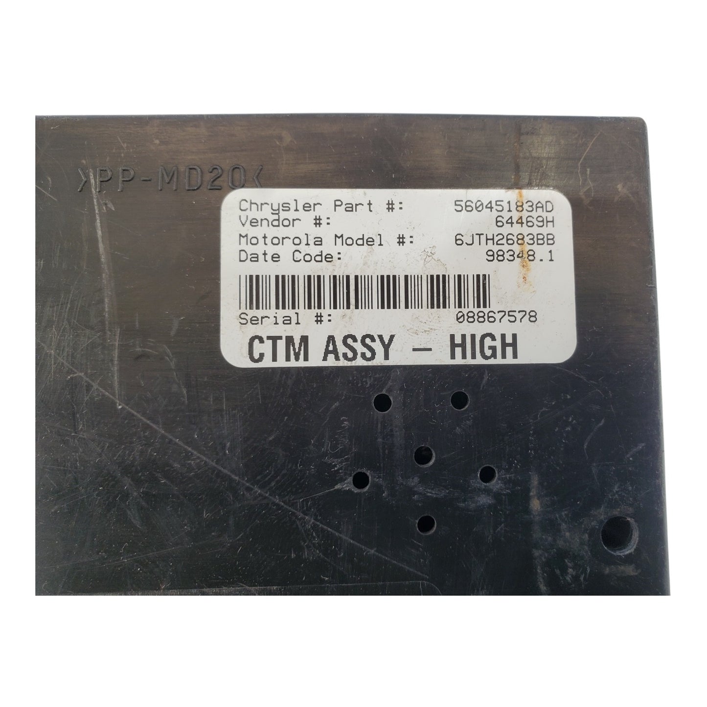 99 Dodge RAM BCM CTM Central Timing Alarm Body Control Module 56045183AD