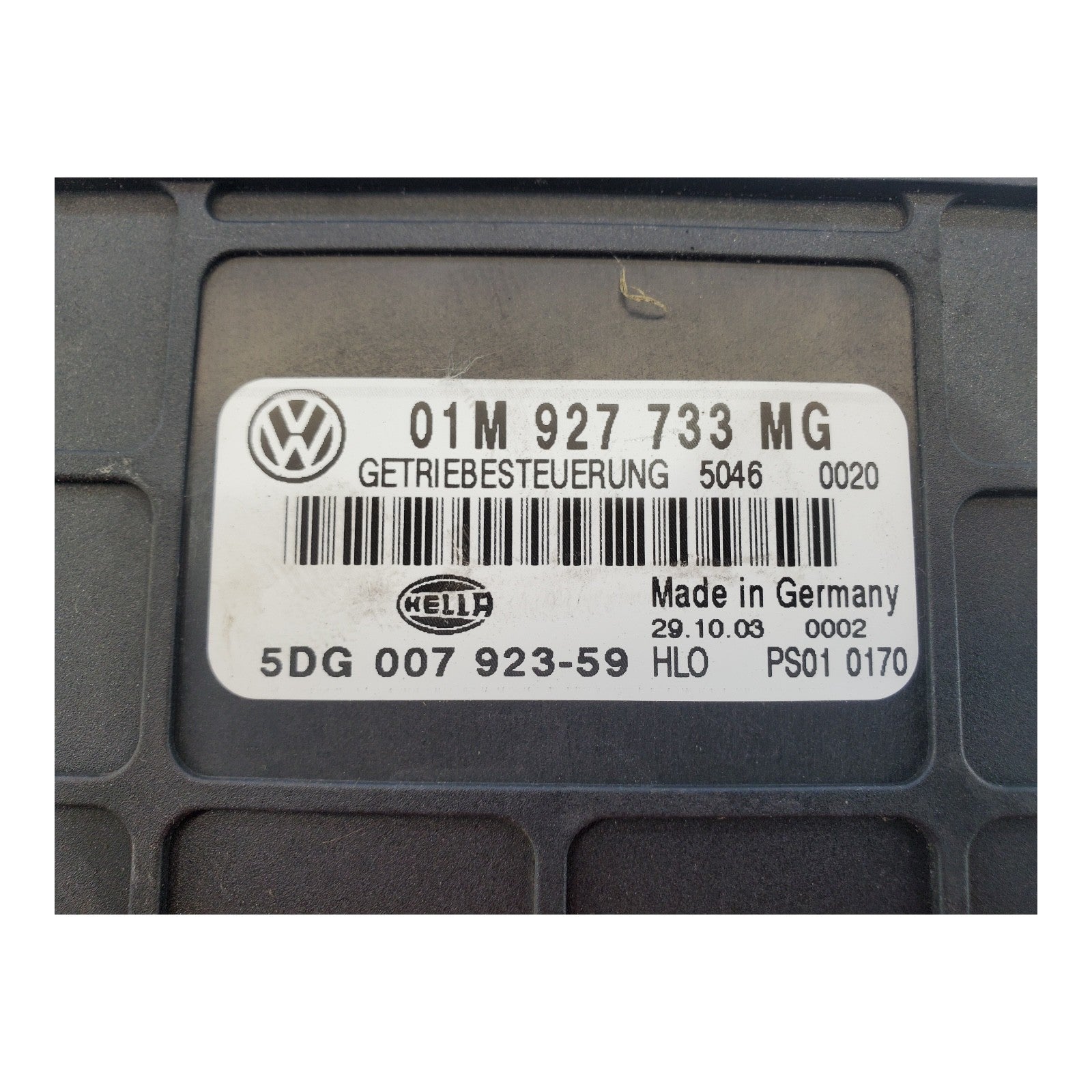 01M 927 733 MG TCM transmission computer 2003-2005 VW Jetta or Golf