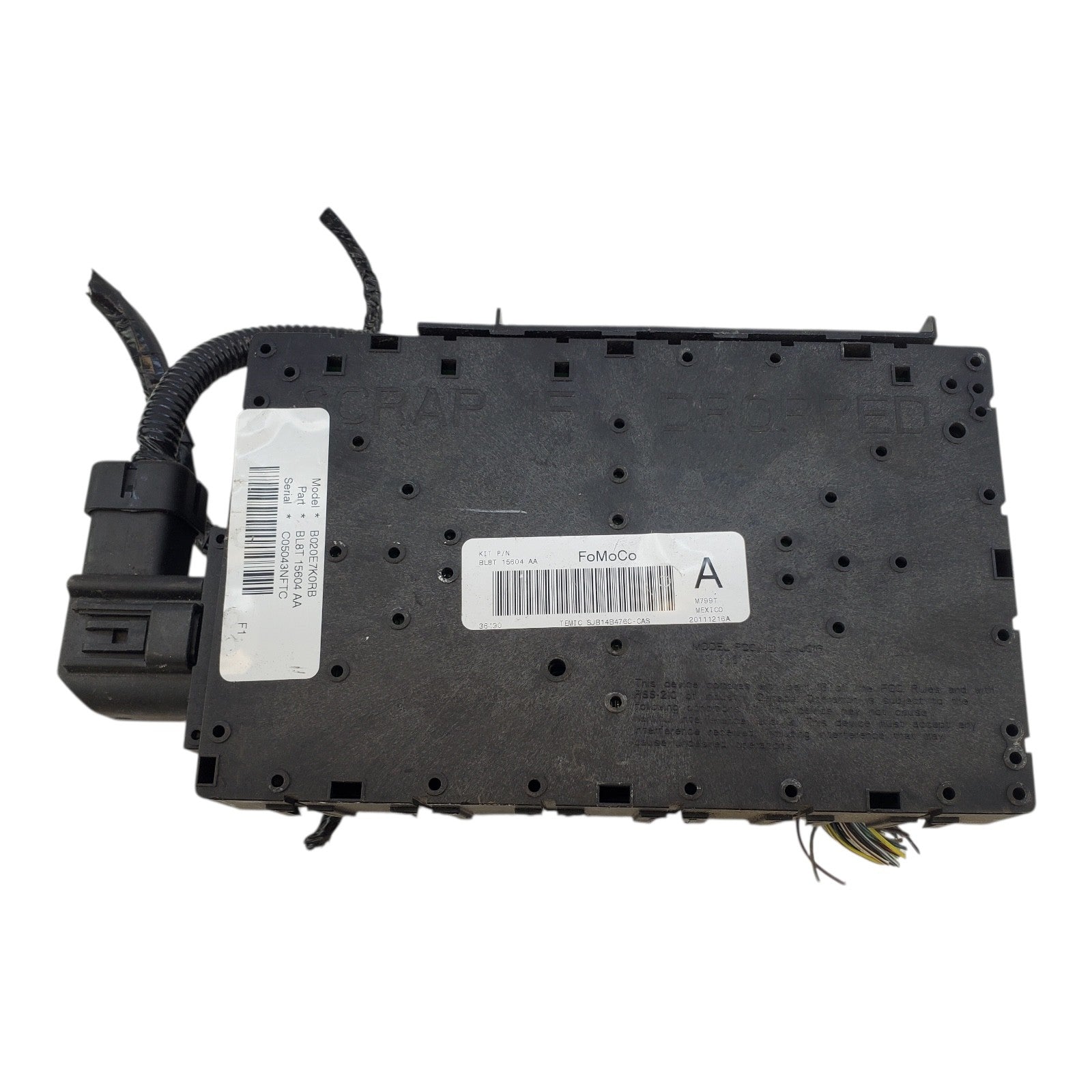 08-12 Ford Escape Interior Fuse Box Relay Junction Block Cabin bl8t15604aa OEM