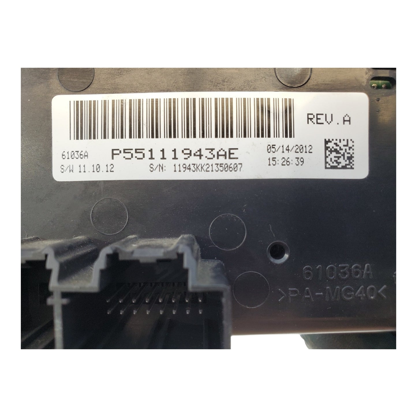 2010 2011 2012 Jeep Liberty manual climate controls P55111943AE OEM