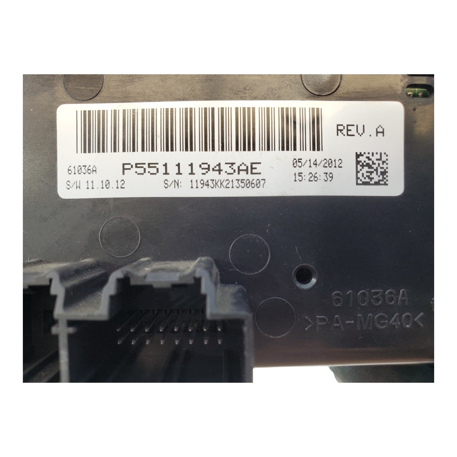 2010 2011 2012 Jeep Liberty manual climate controls P55111943AE OEM