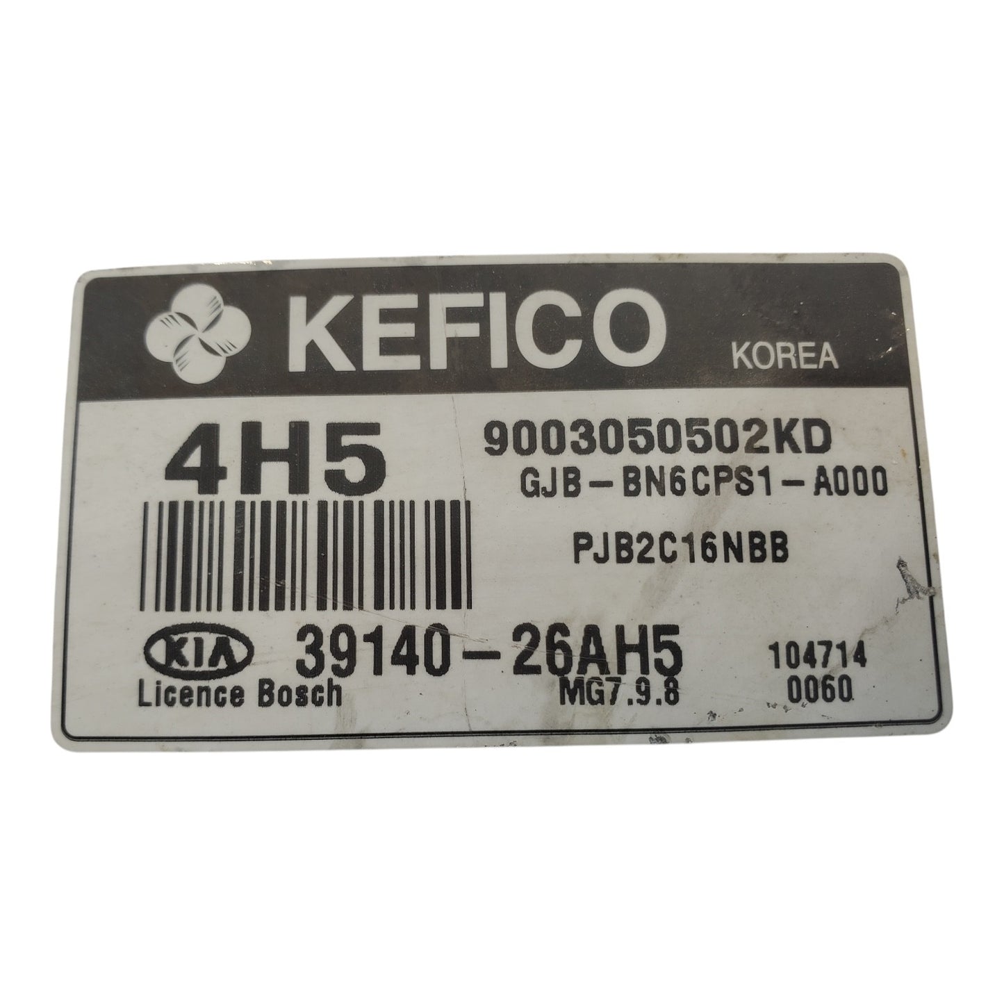 2010 2011 Kia Rio 1.6L A/T Engine Control Module Computer 39140-26AH5 OEM ECM